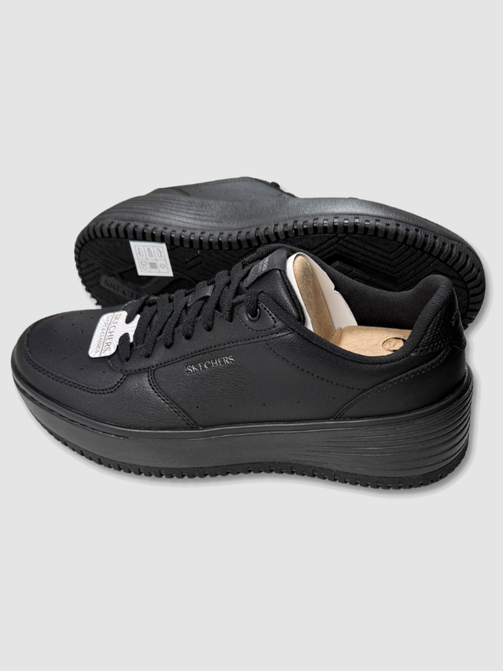 Skechers Grand 92 Be Lifted Sneakers / Shoes NEW Womens 9.5 Black #49051-TOP1*